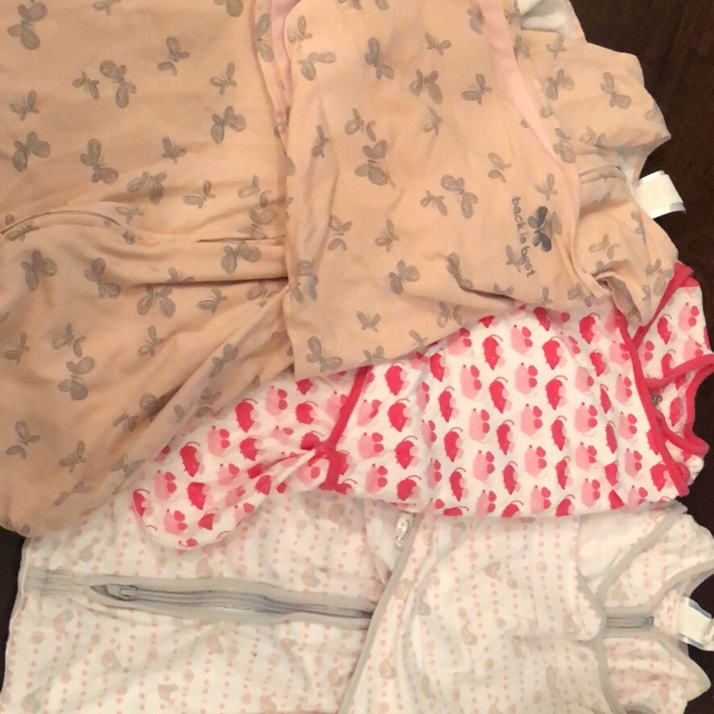 Halo swaddles sleep sac and 1 Aiden anais sac